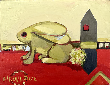 Tina Newlove - Rabbit Leaving Home - Art