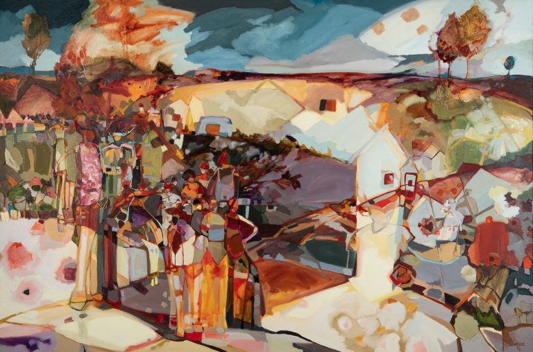Tine Newlove - Flower Picking On The Escarpment - Art